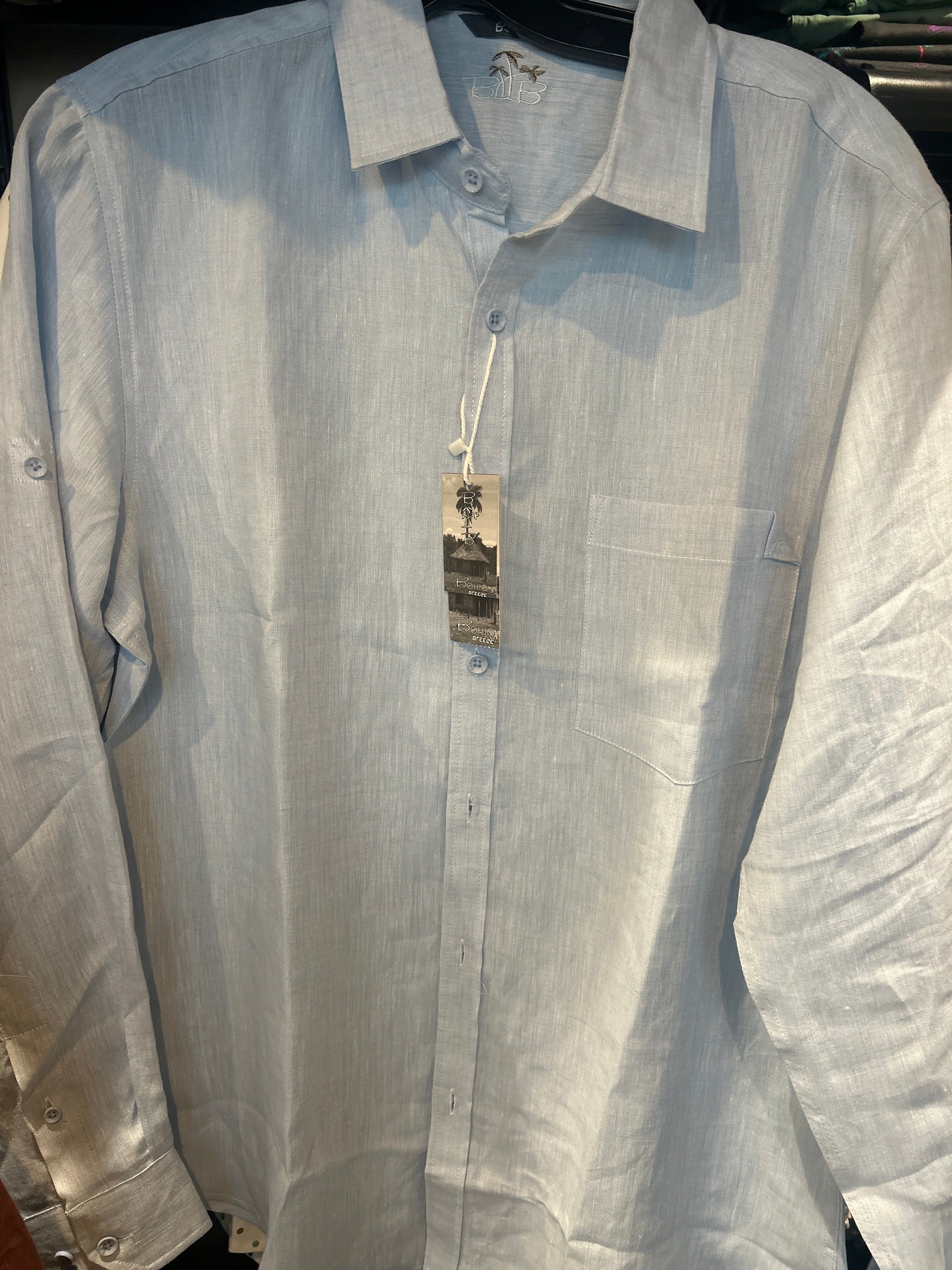 Bohio linen LS shirt