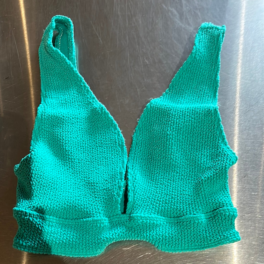 Sorbet Island banded Vneck top