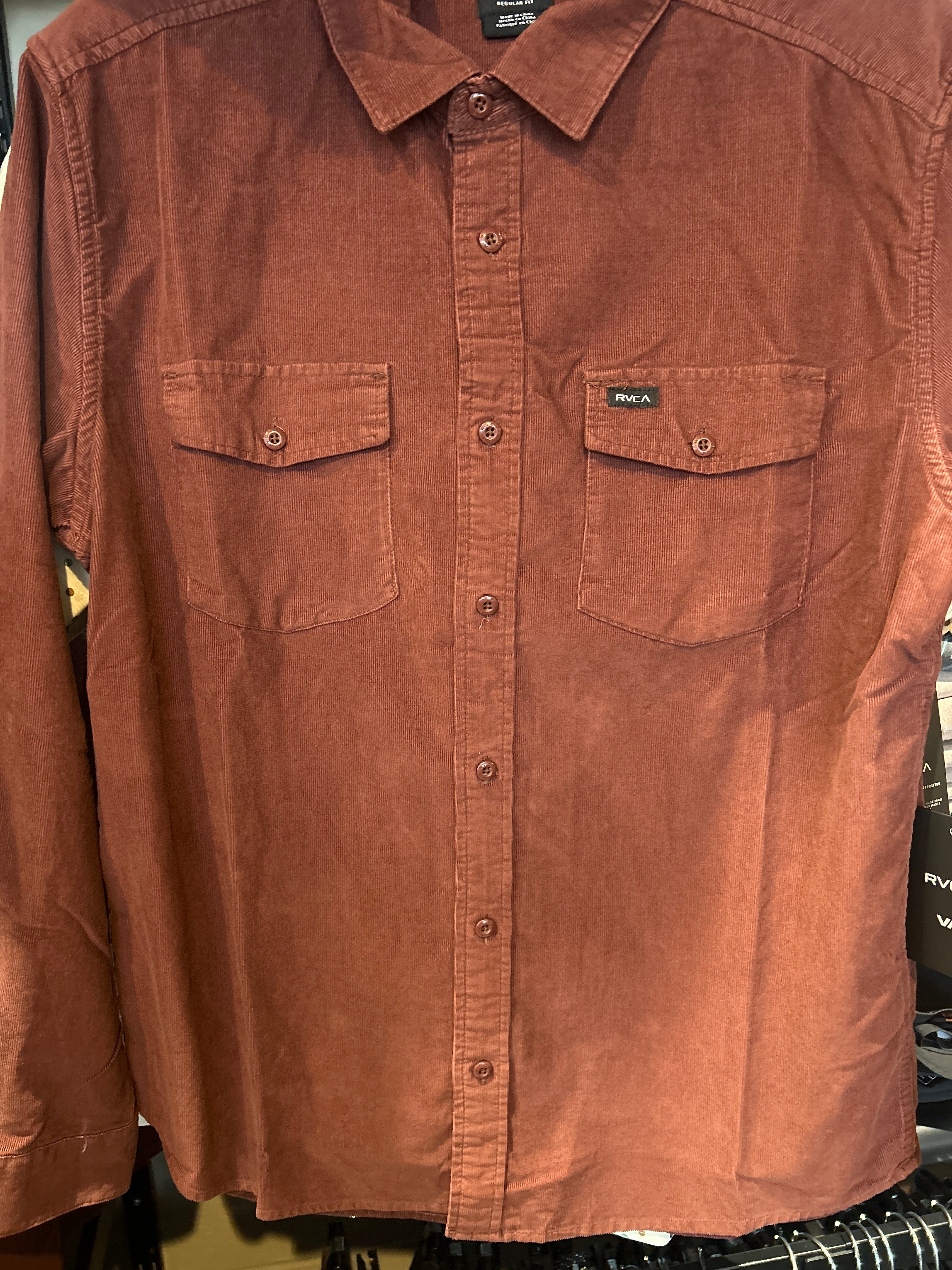 RVCA freeman cord LS