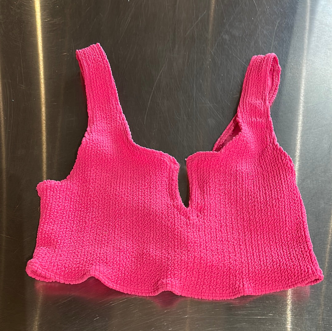 Sorbet Island Vneck crop top