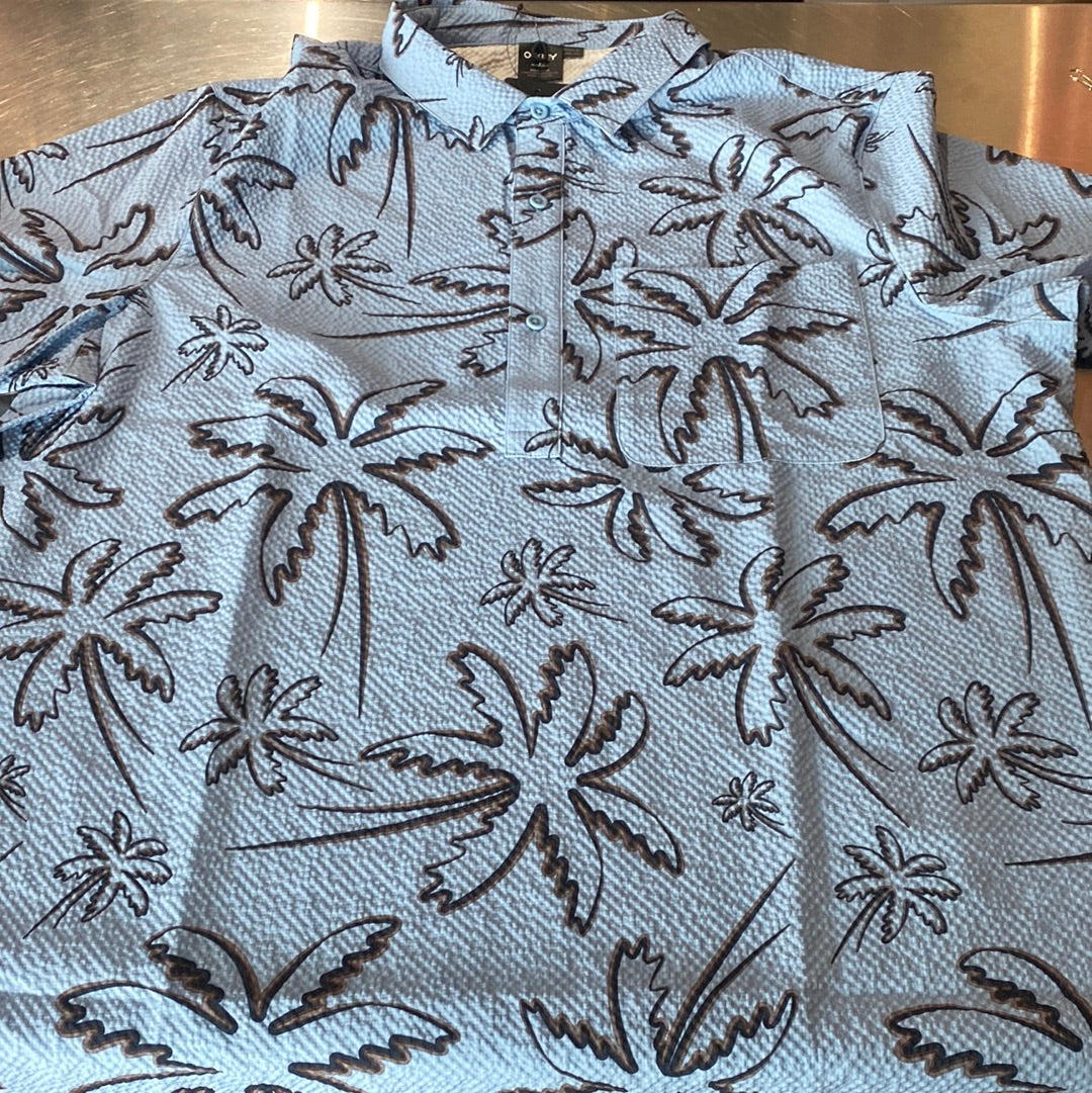 Oakley deco palms RC SS button down
