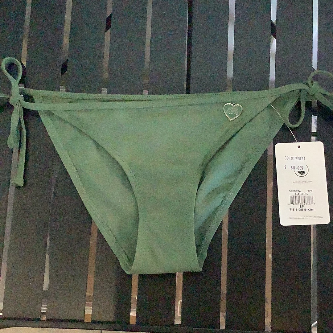 Body Glove tie side bikini bottom solid