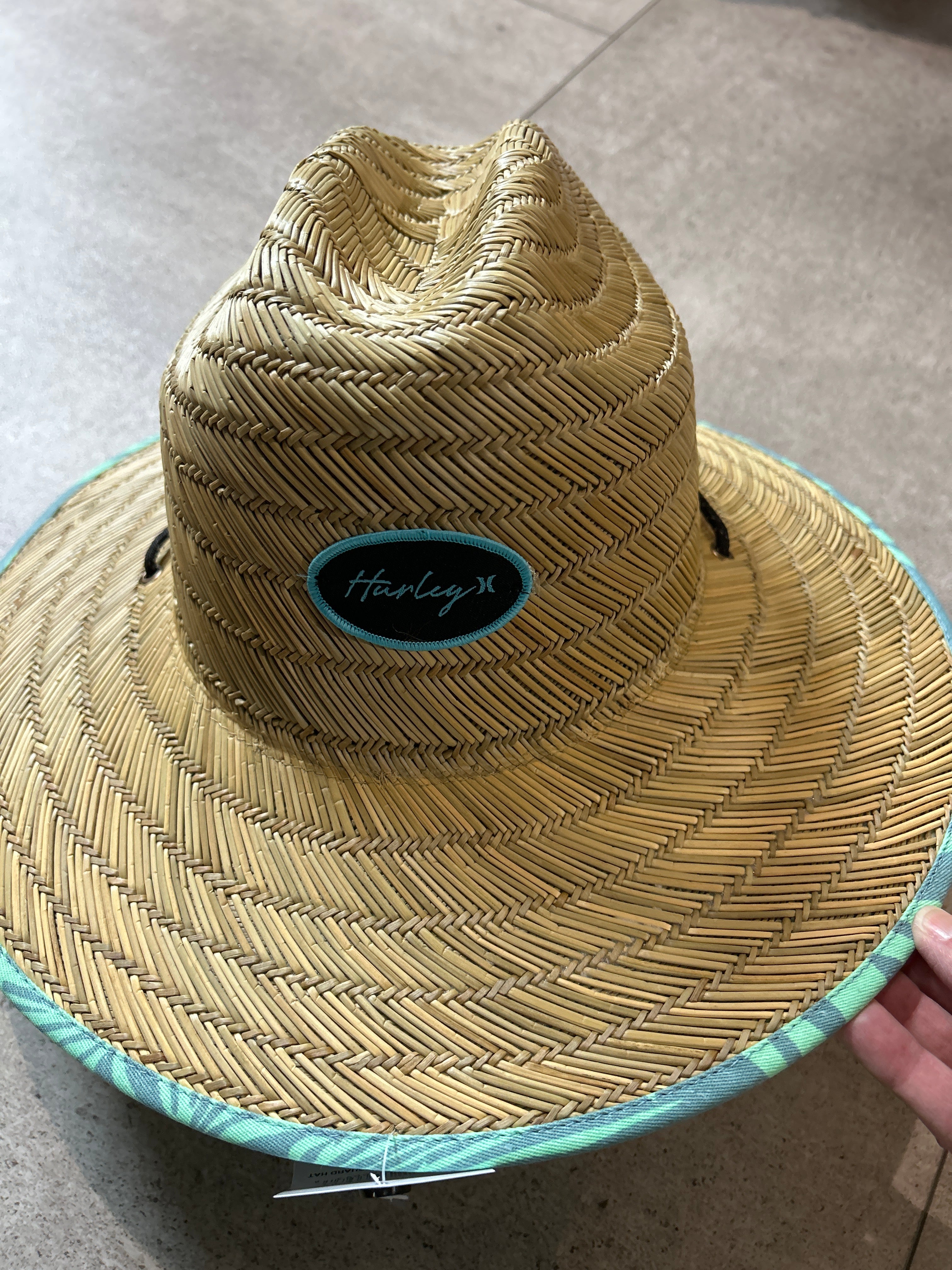 Hurley capri straw lifeguard hat