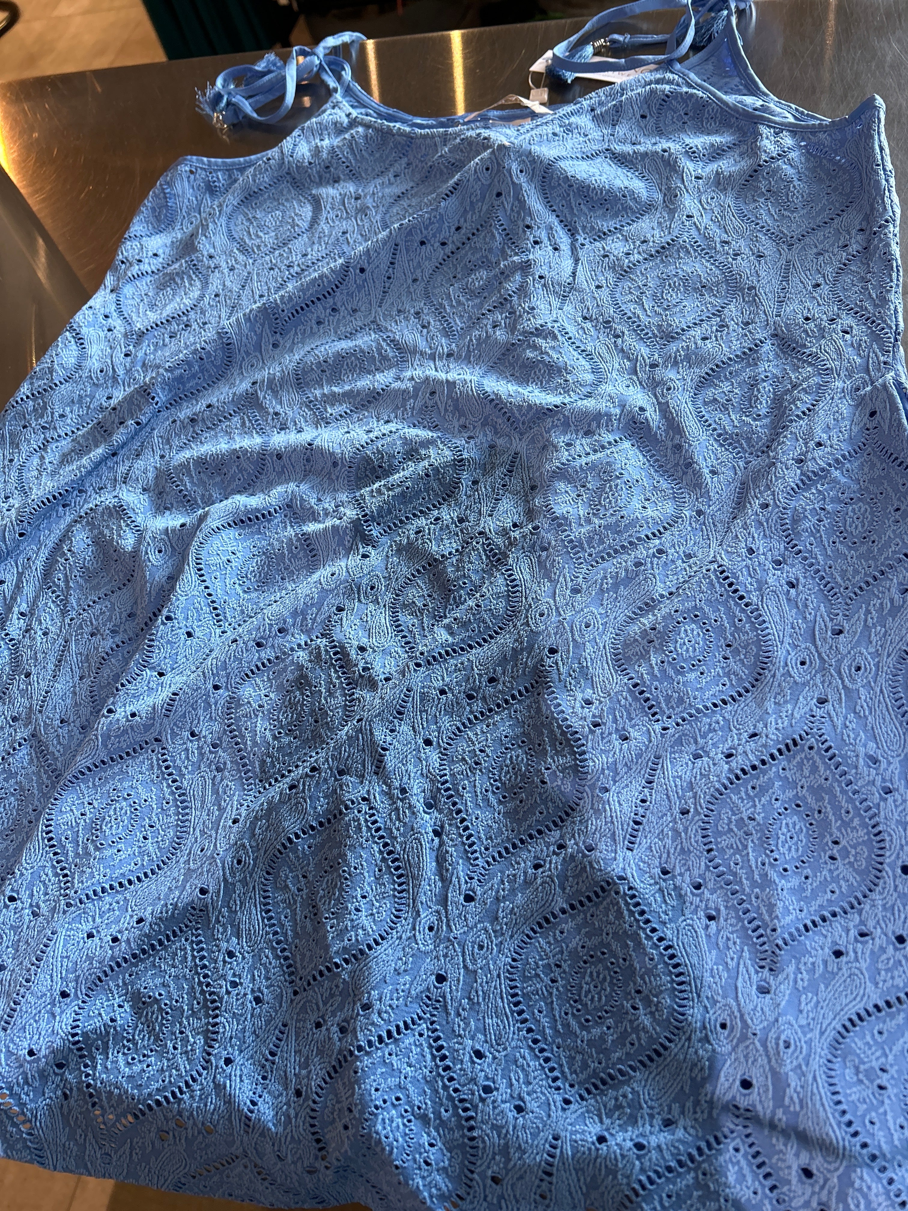 La Blanca lace dress coverup