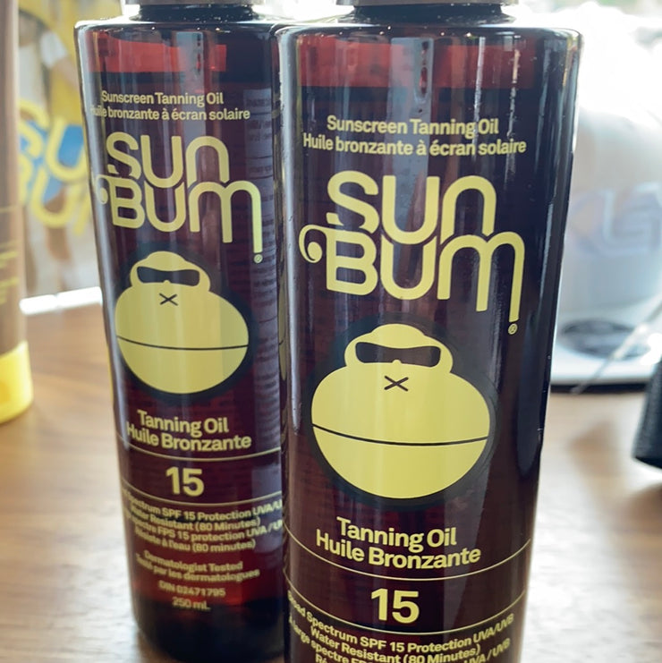Sun Bum SPF 15 tanning oil