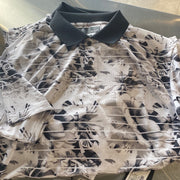 Oakley azalea print golf shirt